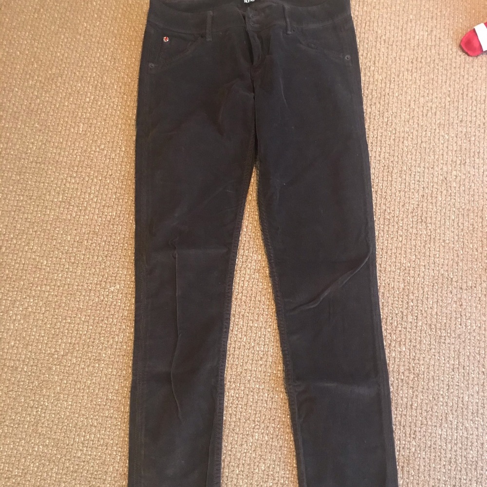 Hudson Jeans Dark Brown Skinny Corduroy Pants